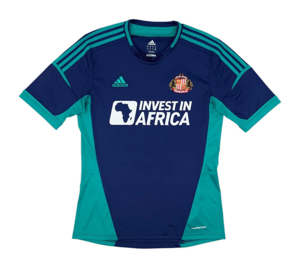 Sunderland 2012/13 Vintage Retro Blue/Green Away Jersey