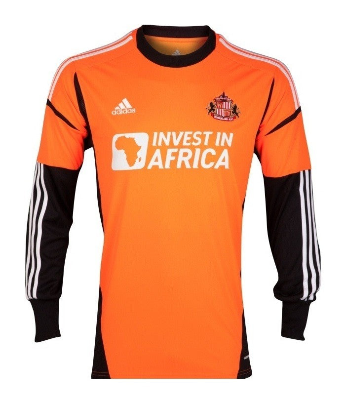 Sunderland 2012/13 Vintage Retro Orange/Black/White Goalkeeper Long Sleeve Jersey