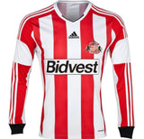 Sunderland 2013/14 Vintage Retro Red/White Home Long Sleeve Jersey