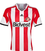 Sunderland 2013/14 Vintage Retro Red/White Stripes Home Jersey