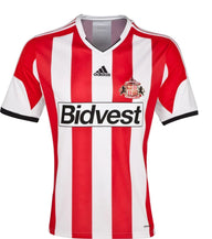Sunderland 2013/14 Vintage Retro Red/White Stripes Home Jersey