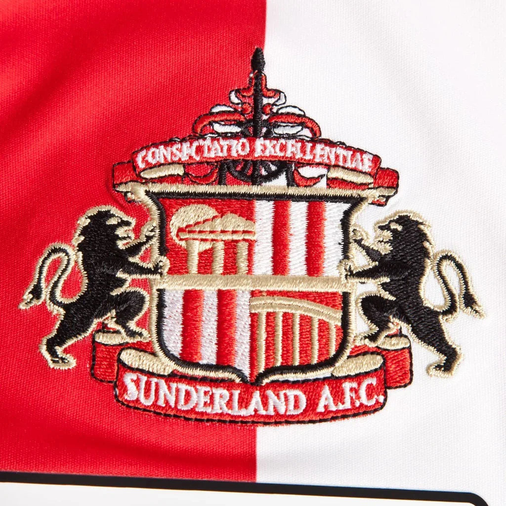 Sunderland 2013/14 Vintage Retro Red/White Stripes Home Jersey