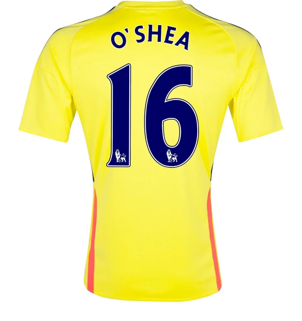 Sunderland 2013/14 Vintage Retro Yellow/Navy/Orange Away Jersey