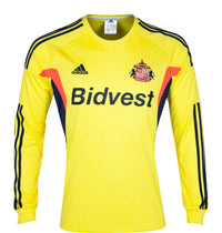 Sunderland 2013/14 Vintage Retro Yellow/Navy/Orange Away Long Sleeve Jersey