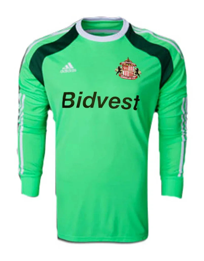 Sunderland 2014/15 Retro Green/Black/White Goalkeeper Long Sleeve Jersey