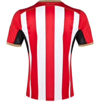 Sunderland 2014/15 Vintage Retro Red/White/Black Stripes Home Jersey