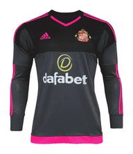 Sunderland 2015/16 Retro Gray/Pink/Black Goalkeeper Long Sleeve Jersey