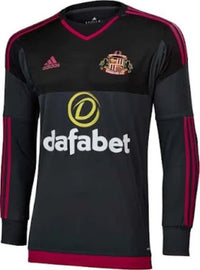 Sunderland 2015/16 Retro Gray/Pink/Black Goalkeeper Long Sleeve Jersey