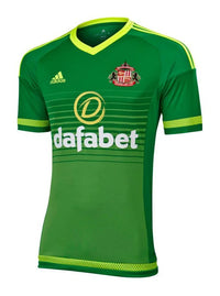 Sunderland 2015/16 Retro Green/Yellow Away Jersey