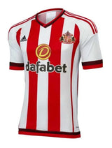 Sunderland 2015/16 Vintage Retro Red/White Home Jersey