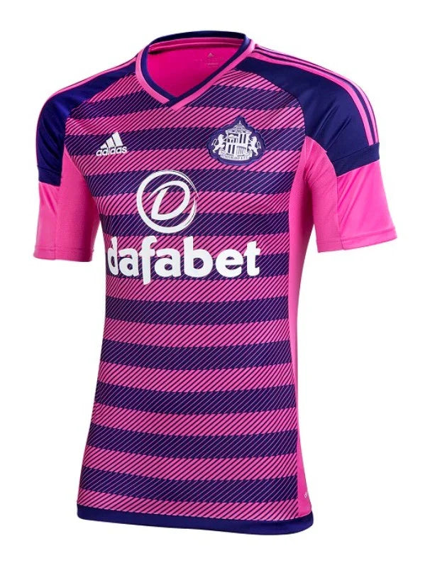 Sunderland 2016/17 Retro Pink/Purple/Navy Third Jersey