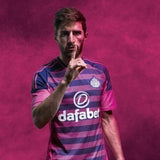 Sunderland 2016/17 Retro Pink/Purple/Navy Third Jersey