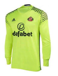 Sunderland 2016/17 Retro Yellow/Black Goalkeeper Long Sleeve Jersey