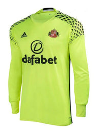 Sunderland 2016/17 Retro Yellow/Black Goalkeeper Long Sleeve Jersey