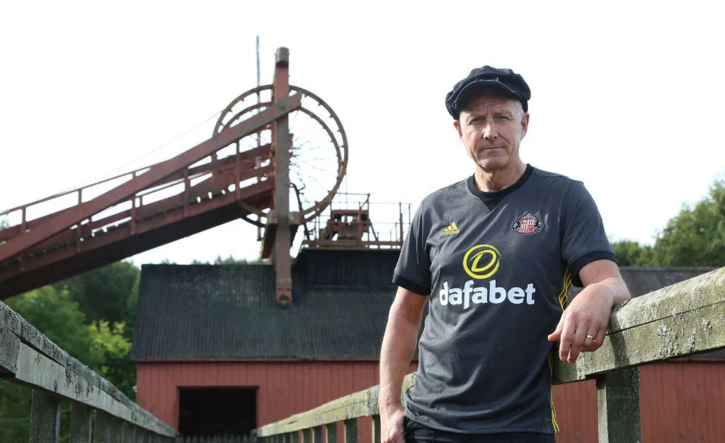 Sunderland 2017/18 Retro Black/Gold Third Jersey