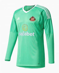 Sunderland 2017/18 Retro Green/White Goalkeeper Long Sleeve Jersey