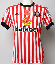 Sunderland 2017/18 Retro Red/White/Black Home V3 Jersey