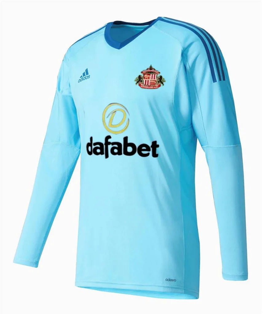 Sunderland 2017/18 Retro Sky Blue/Blue Goalkeeper Long Sleeve Jersey