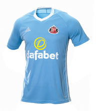 Sunderland 2017/18 Retro Sky Blue/White Away Jersey