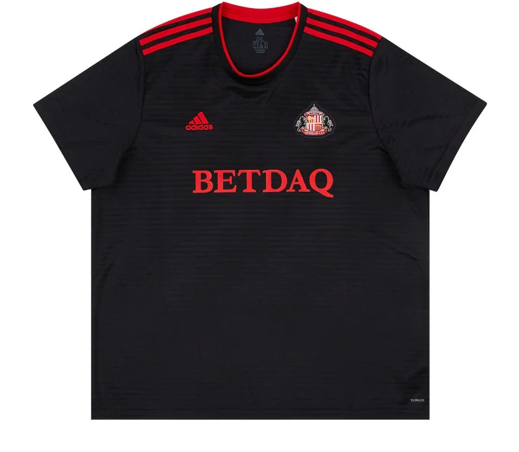 Sunderland 2018/19 Retro Black/Red Away Jersey
