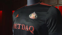 Sunderland 2018/19 Retro Black/Red Away Jersey