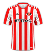 Sunderland 2018/19 Retro Red/White Home Jersey
