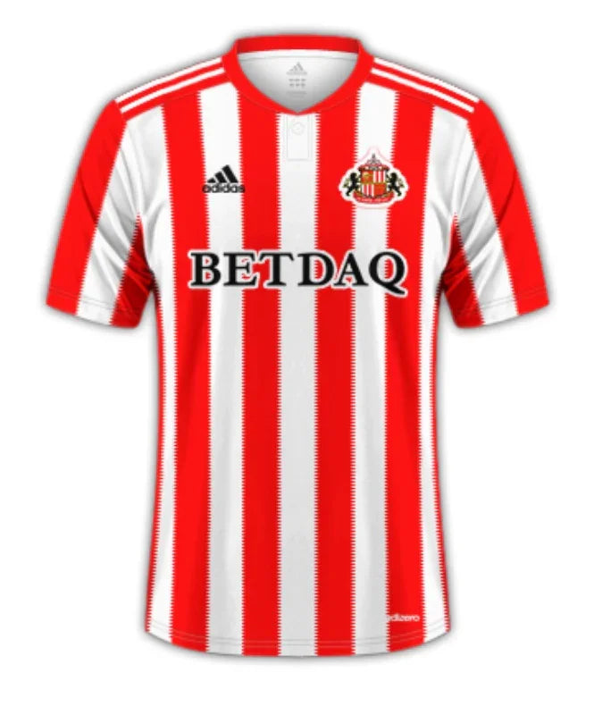 Sunderland 2018/19 Retro Red/White Home Jersey