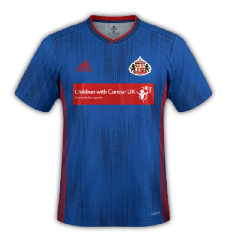 Sunderland 2019/20 Retro Blue/Red Away Jersey