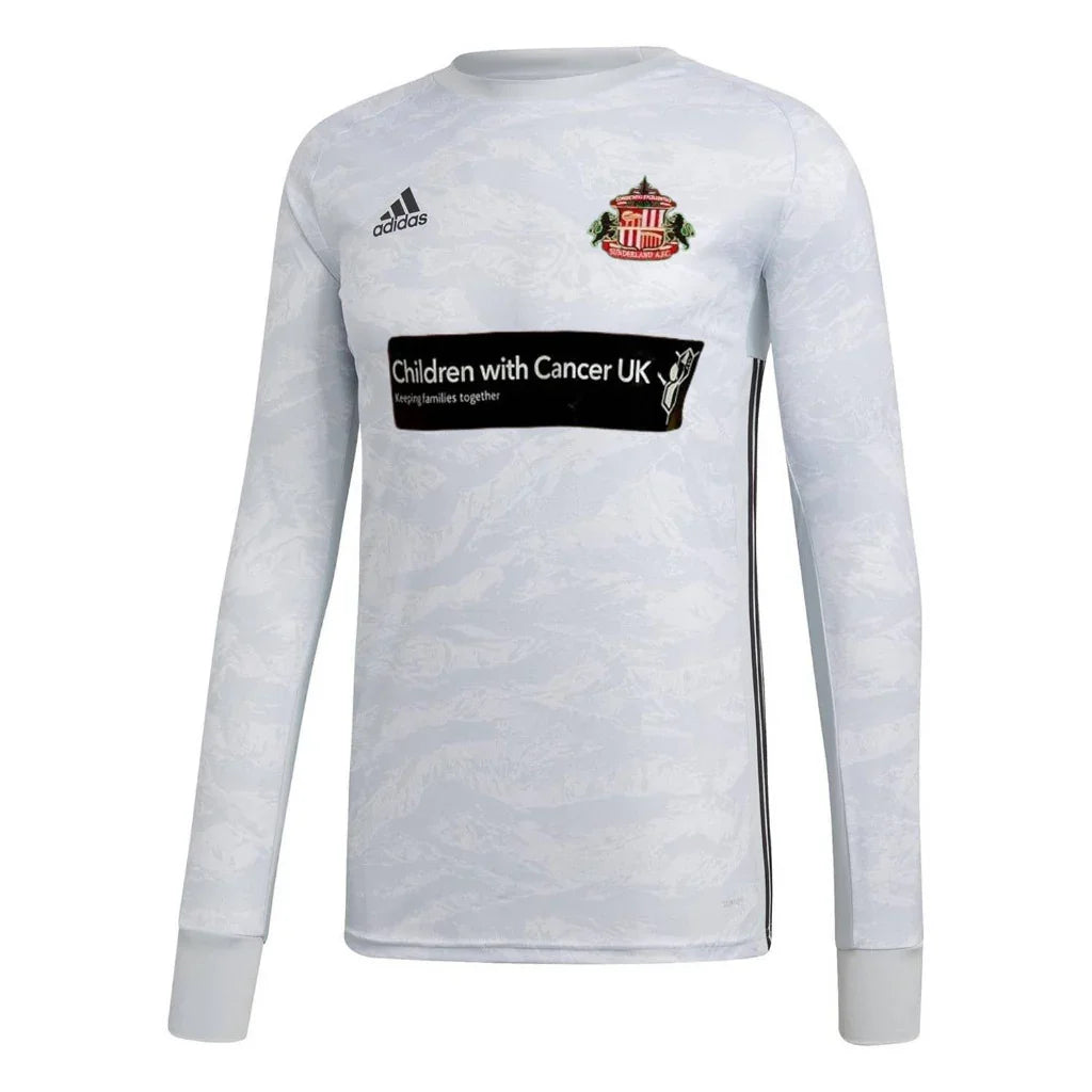 Sunderland 2019/20 Retro White/Black Goalkeeper Long Sleeve Jersey