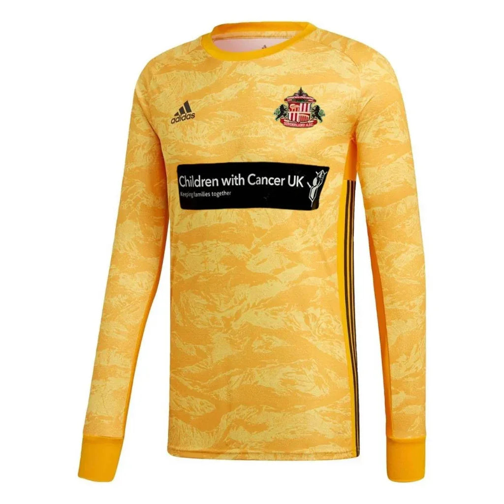 Sunderland 2019/20 Retro Yellow/Black Goalkeeper Long Sleeve Jersey