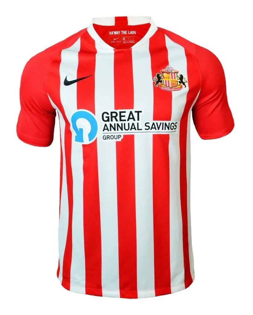 Sunderland 2020/21 Retro Red/White Home Jersey