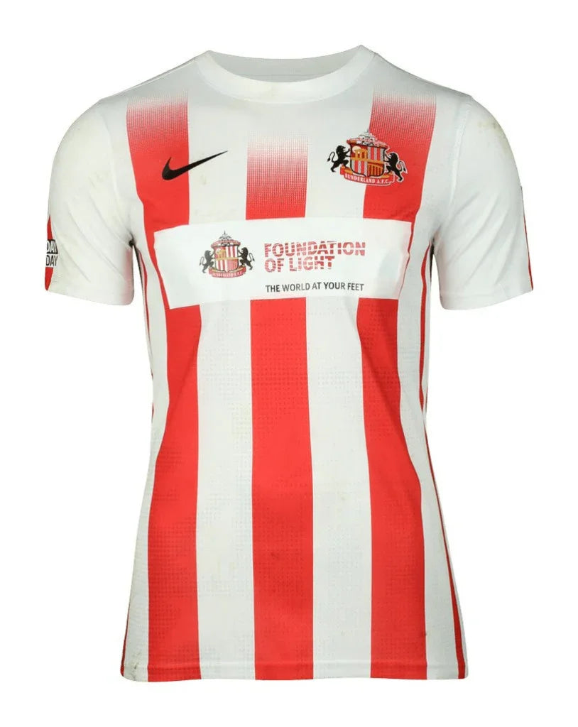 Sunderland 2021/22 Retro Red/White Home V2 Jersey