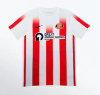Sunderland 2021/22 Retro White/Red Stripes Home Jersey