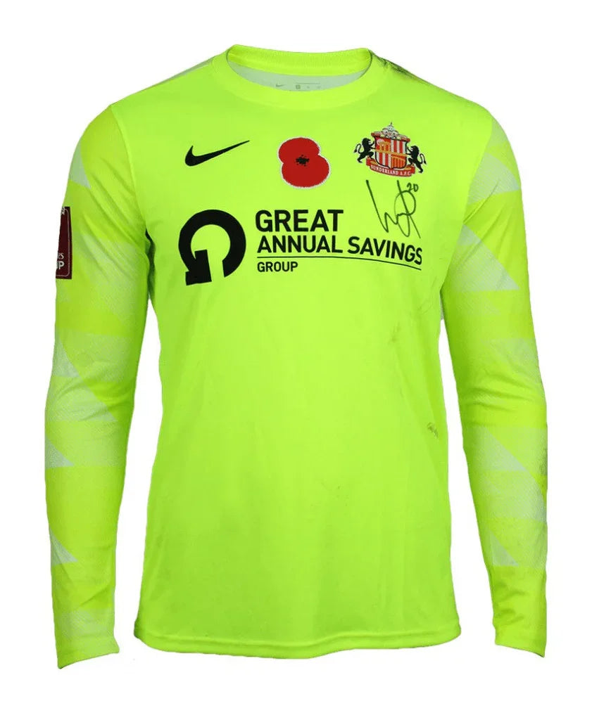Sunderland 2021/22 Retro Yellow Goalkeeper Long Sleeve Jersey