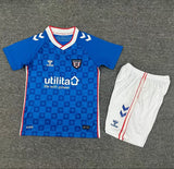 Sunderland 25/26 Blue/White/Red Away Kids Jersey Set