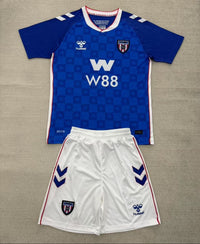 Sunderland 25/26 Blue/White/Red Away Kids Jersey Set