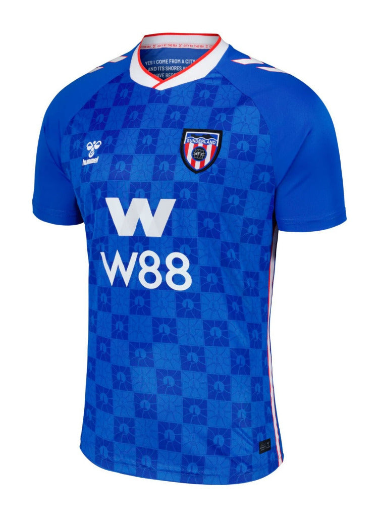Sunderland 25/26 Blue/White/Red Graphic Away Jersey