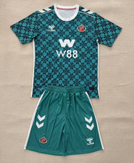 Sunderland 25/26 Green/White Goalkeeper Kids Jersey Set