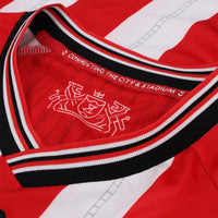 Sunderland 25/26 Red/White/Black Stripes Home Jersey