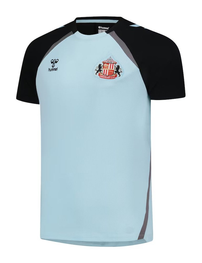 Sunderland 25/26 Sky Blue/Black/Gray Contrasting Training Jersey