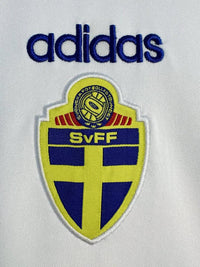 Sweden 1994/95 White/Yellow/Blue Away Jersey