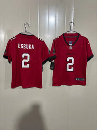Tampa Bay Buccaneers 2020/22 Egbuka #2 Red Kids Jersey