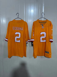 Tampa Bay Buccaneers 25/26 Egbuka #2 Orange NFL Jersey