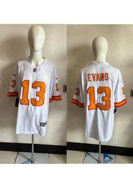 Tampa Bay Buccaneers 25/26 Evans #13 White/Orange NFL Jersey