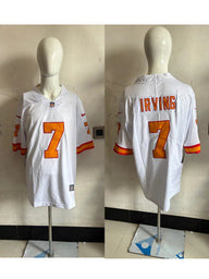 Tampa Bay Buccaneers 25/26 Irving #7 White/Orange NFL Jersey