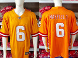 Tampa Bay Buccaneers 25/26 Mayfield #6 Orange NFL Jersey