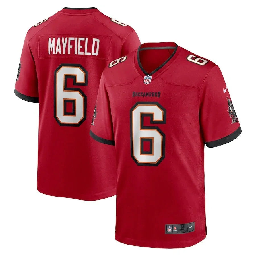 Tampa Bay Buccaneers 25/26 Mayfield #6 Red NFL Jersey