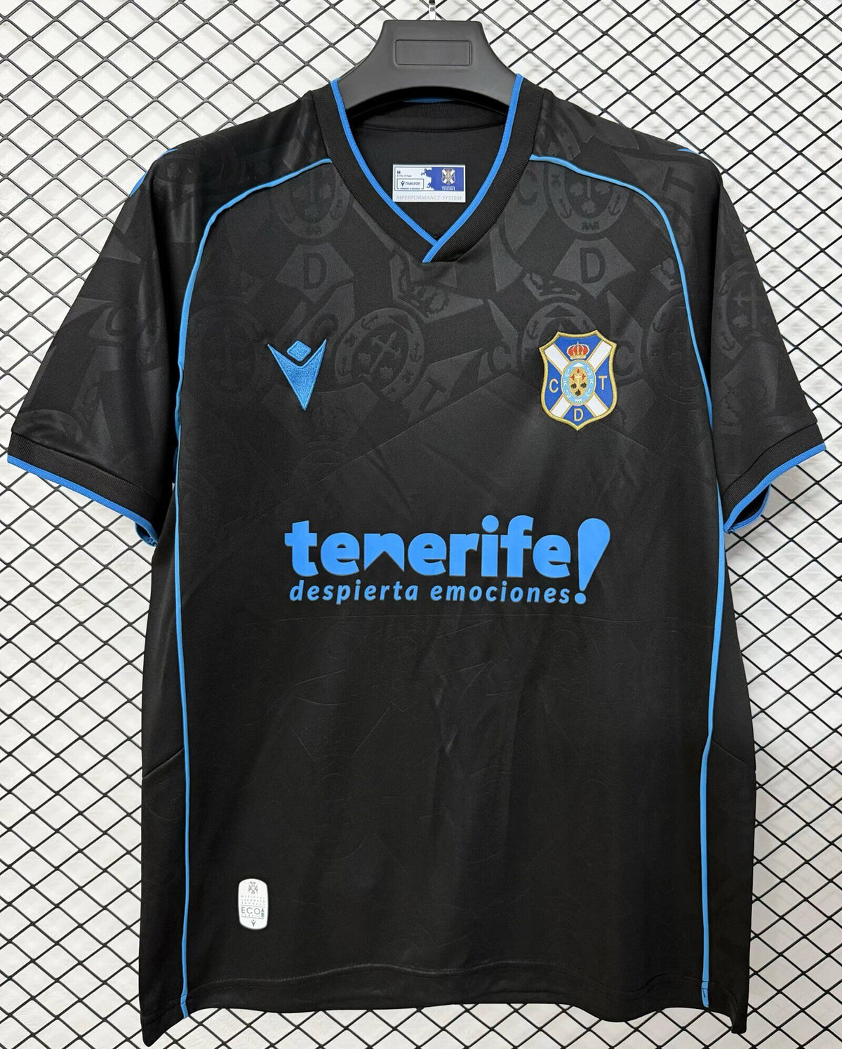 Tenerife 26/27 Black/Blue Trim Away Jersey