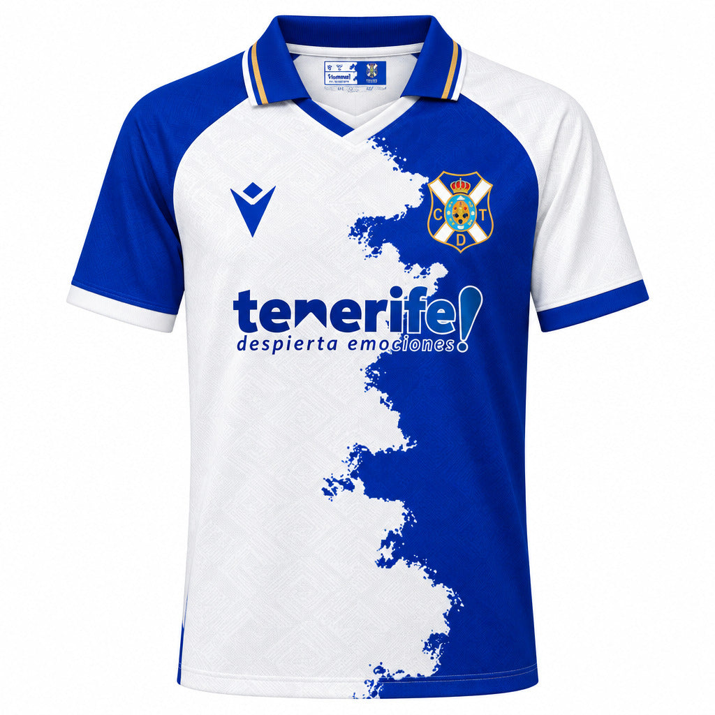 Tenerife 26/27 White/Blue Home Jersey
