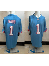 Tennessee Titans 25/26 Ward #1 Light Blue Game NFL Jersey